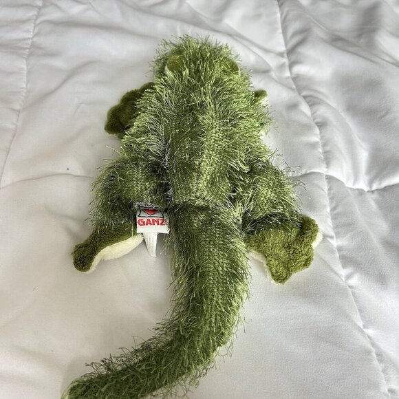 Ganz Webkinz Gecko Plush Green HM186 Lizard Stuffed Animal - NO CODE Y2K Retro - Picture 3 of 8